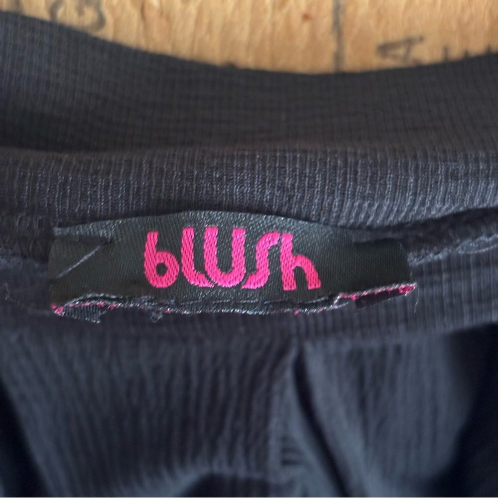 Blush Hi Low Black Witchy Goth Skirt Sz M - Picture 4 of 4